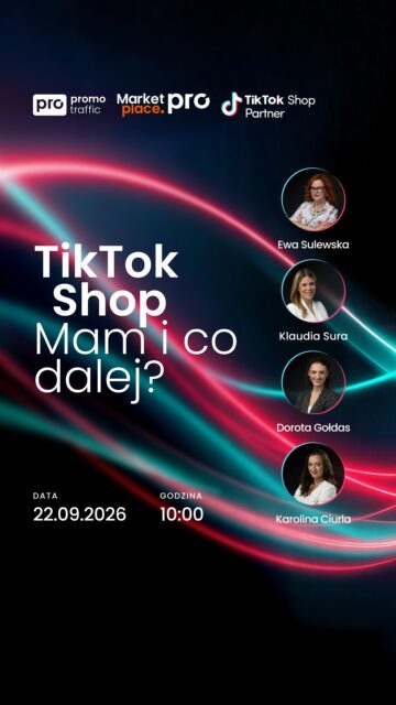 TikTok Shop uruchomiony i... co dalej? 🎯Trudna współpraca z twórcami, brak powtarzalności w transmisjach LIVE, chaos w promocjach i niepewność co do budżetu na Q4 - to najczęstsze błędy pierwszych miesięcy na platformie.Dołącz do naszego webinaru i zobacz, jak bezpiecznie i rentownie przeskalować TikTok Shop! W programie m.in.:▪️ Budżetowanie i optymalizacja działań na Q4,▪️ Skalowalne transmisje LIVE i współpraca z twórcami,▪️ Bezpieczna polityka rabatowa i układanie oferty,▪️ Diagnoza najczęstszych problemów, gdy sprzedaż nie rusza.👉 Zarejestruj się bezpłatnie już dziś z linku w BIO!#PromoTraffic #DigitalGrowth #TikTokShop #SocialCommerce