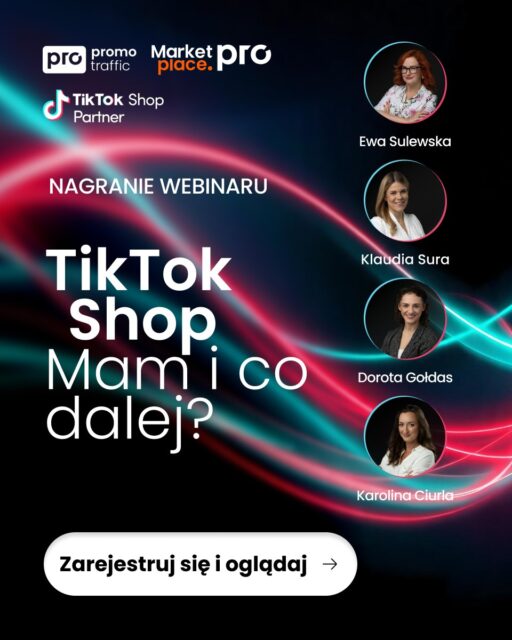 Ominął Cię nasz webinar o TikTok Shop w Q4? Nagranie jest już dostępne! 🎥Jeśli nie udało Ci się dołączyć do nas na żywo, mamy dobrą wiadomość: udostępniliśmy pełny materiał wideo, z którego dowiesz się, jak krok po kroku przygotować swój TikTok Shop na najgorętszy okres w e-commerce.Q4 już trwa, a my pokażemy Ci, jak uporządkować ofertę, opanować budżet promocyjny i uniknąć najczęstszych błędów na platformie tIKtOK sHOP!👉 Odbierz darmowy dostęp do wideo z linku w BIO!#PromoTraffic #Marketplacepro #TikTokShop #SocialCommerce